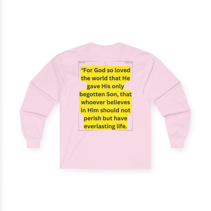 John 3:16 NKJV Long Sleeve Tee
