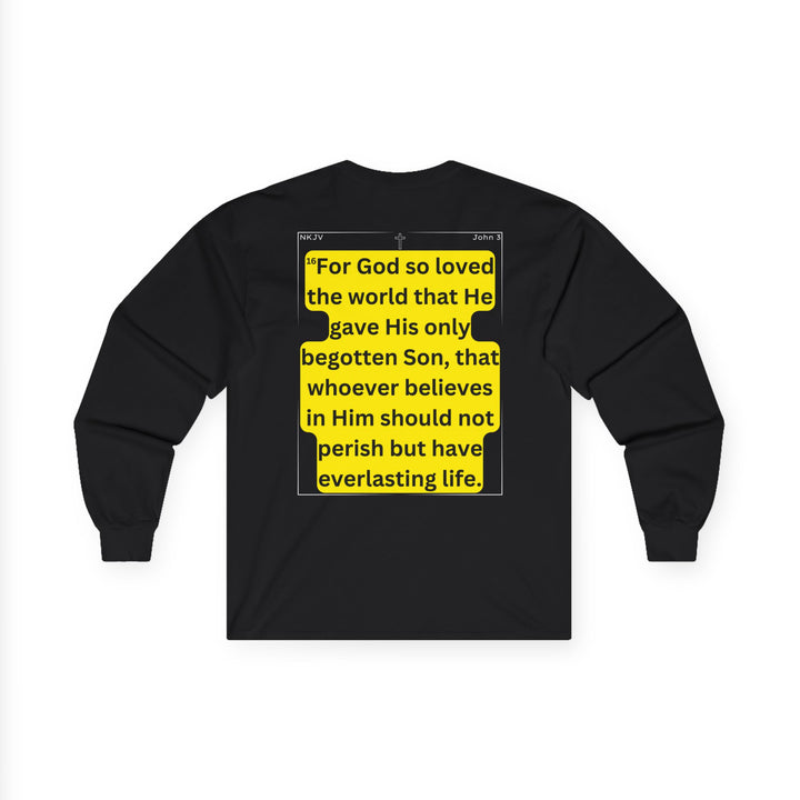 John 3:16 NKJV Long Sleeve Tee