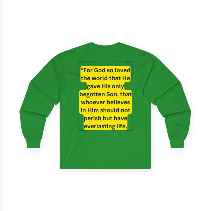 John 3:16 NKJV Long Sleeve Tee