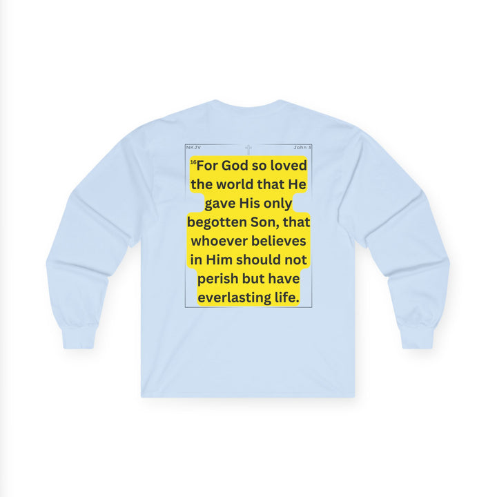 John 3:16 NKJV Long Sleeve Tee