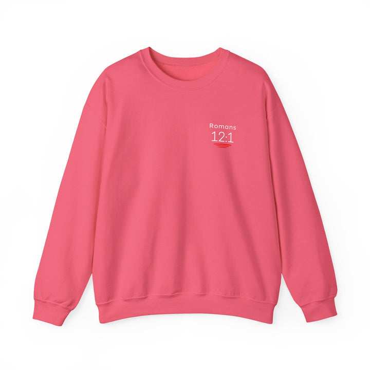 Romans 12:1 NIV Crewneck Sweatshirt