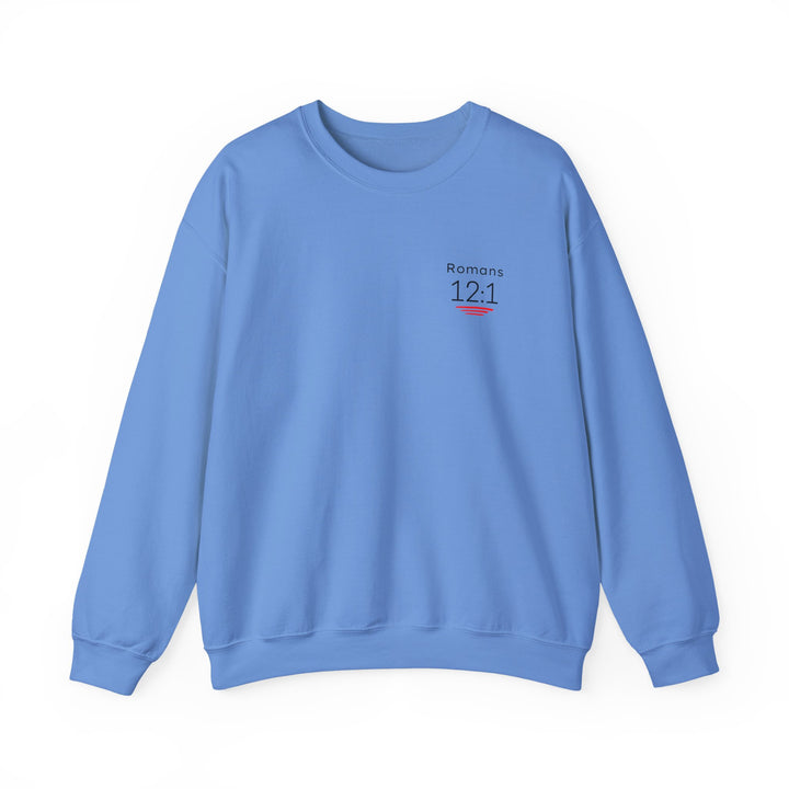 Romans 12:1 NIV Crewneck Sweatshirt