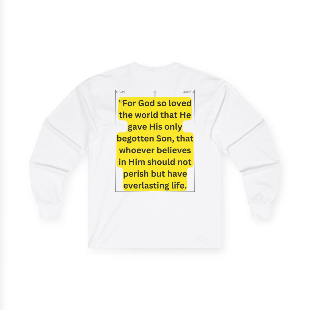 John 3:16 NKJV Long Sleeve Tee
