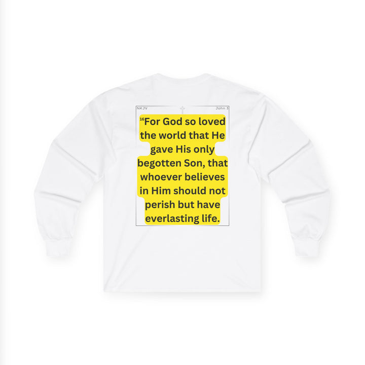 John 3:16 NKJV Long Sleeve Tee