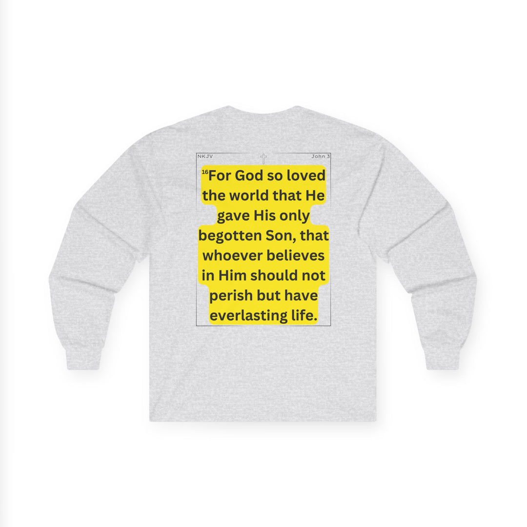 John 3:16 NKJV Long Sleeve Tee