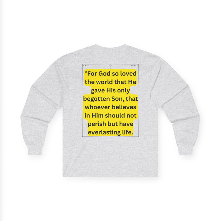 John 3:16 NKJV Long Sleeve Tee